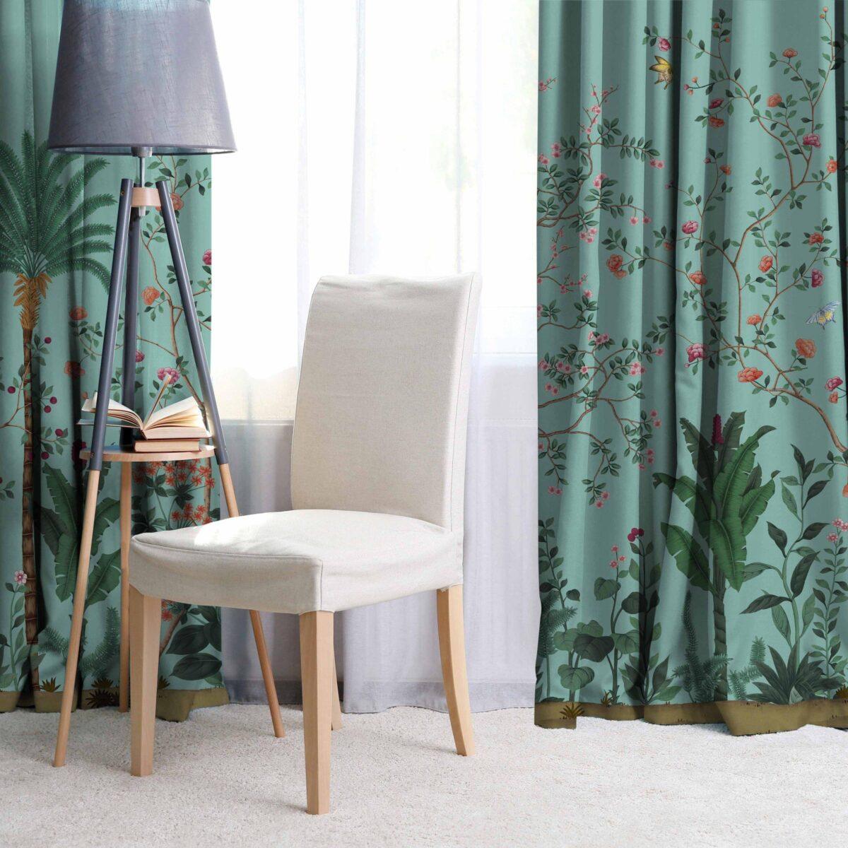 AdaHome Eyelet Curtains Collection Available in a Variety of Martials and Multicoloured - Code P305 - Image 2
