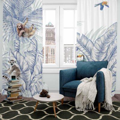 AdaHome Eyelet Curtains Collection Available in a Variety of Martials and Multicoloured - Code P307
