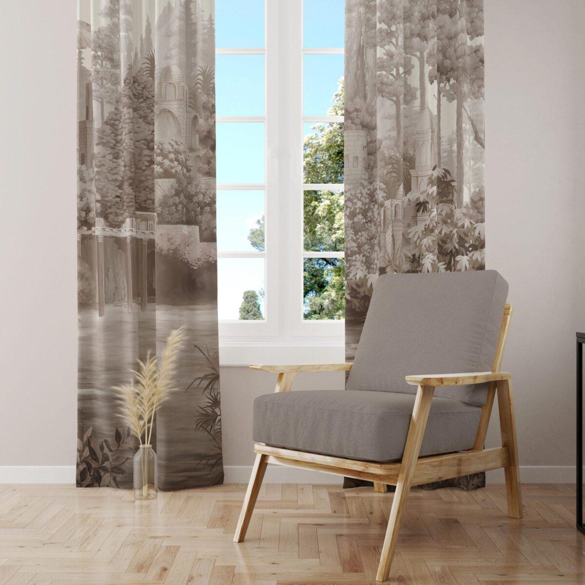 AdaHome Eyelet Curtains Collection Available in a Variety of Martials and Multicoloured - Code P310 - Image 3