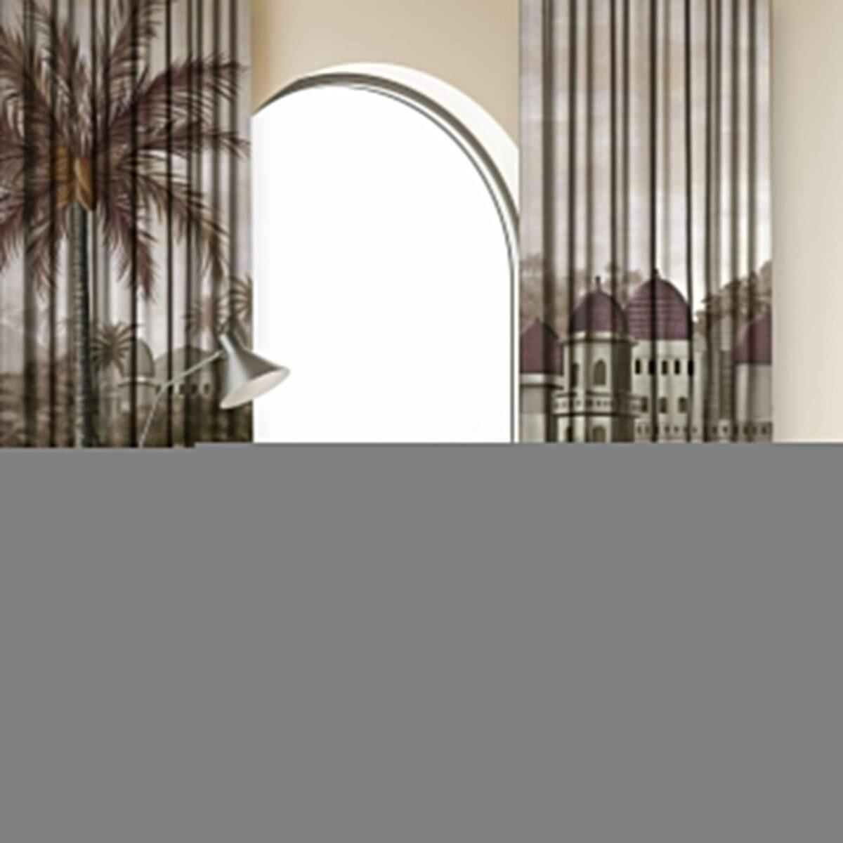 AdaHome Eyelet Curtains Collection Available in a Variety of Martials and Multicoloured - Code P311 - Image 1