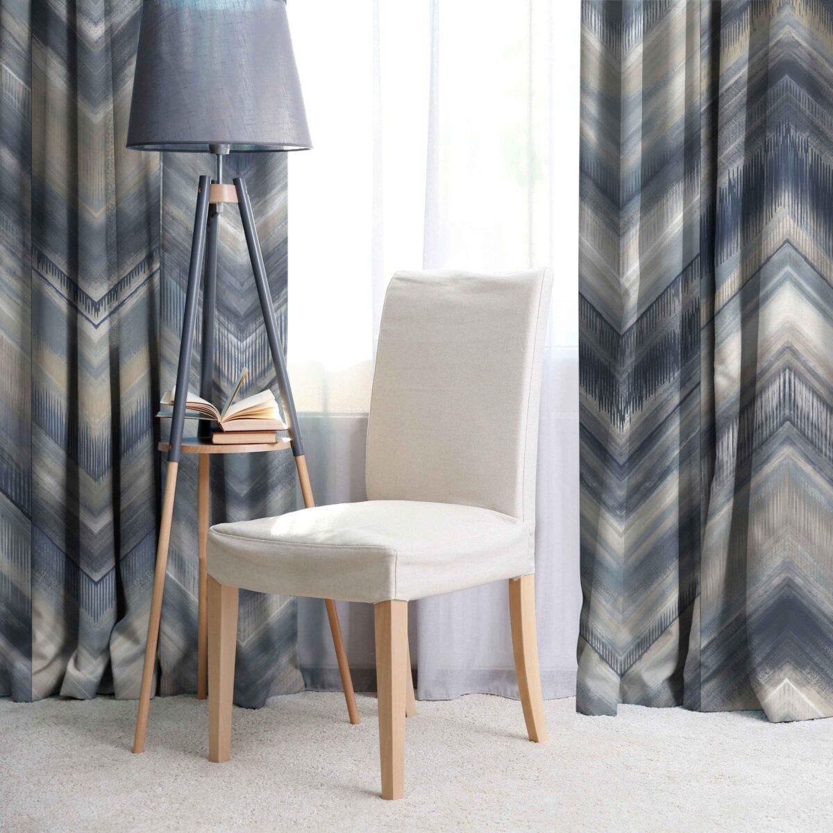 AdaHome Eyelet Curtains Collection Available in a Variety of Martials and Multicoloured - Code P313 - Image 2