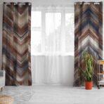 AdaHome Eyelet Curtains Collection Available in a Variety of Martials and Multicoloured - Code P313 - Image 4
