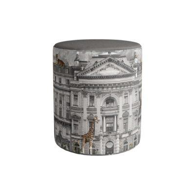 Gray Pouffe Collection, Code PUF308