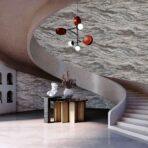 Modern Marble Design Wallpaper Brown Gray Code 23207-4 - Image 2