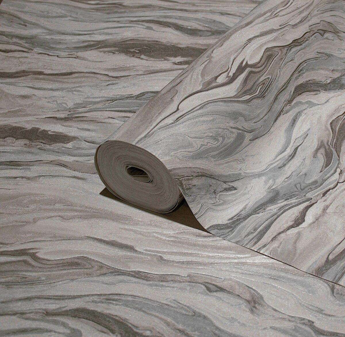 Modern Marble Design Wallpaper Brown Gray Code 23207-4 - Image 1