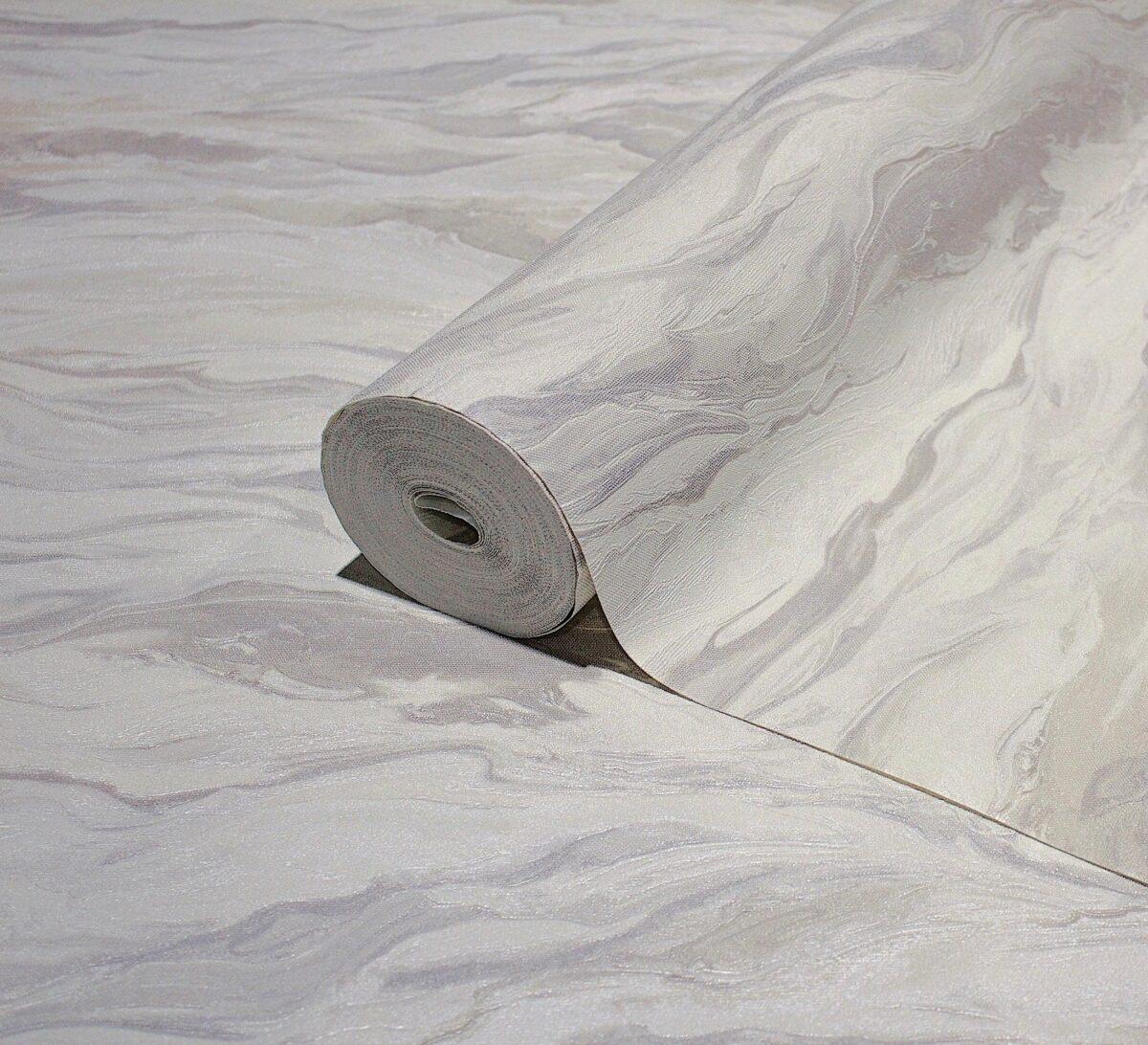 Modern Marble Design Wallpaper Silver Code 23207-2 - Image 1