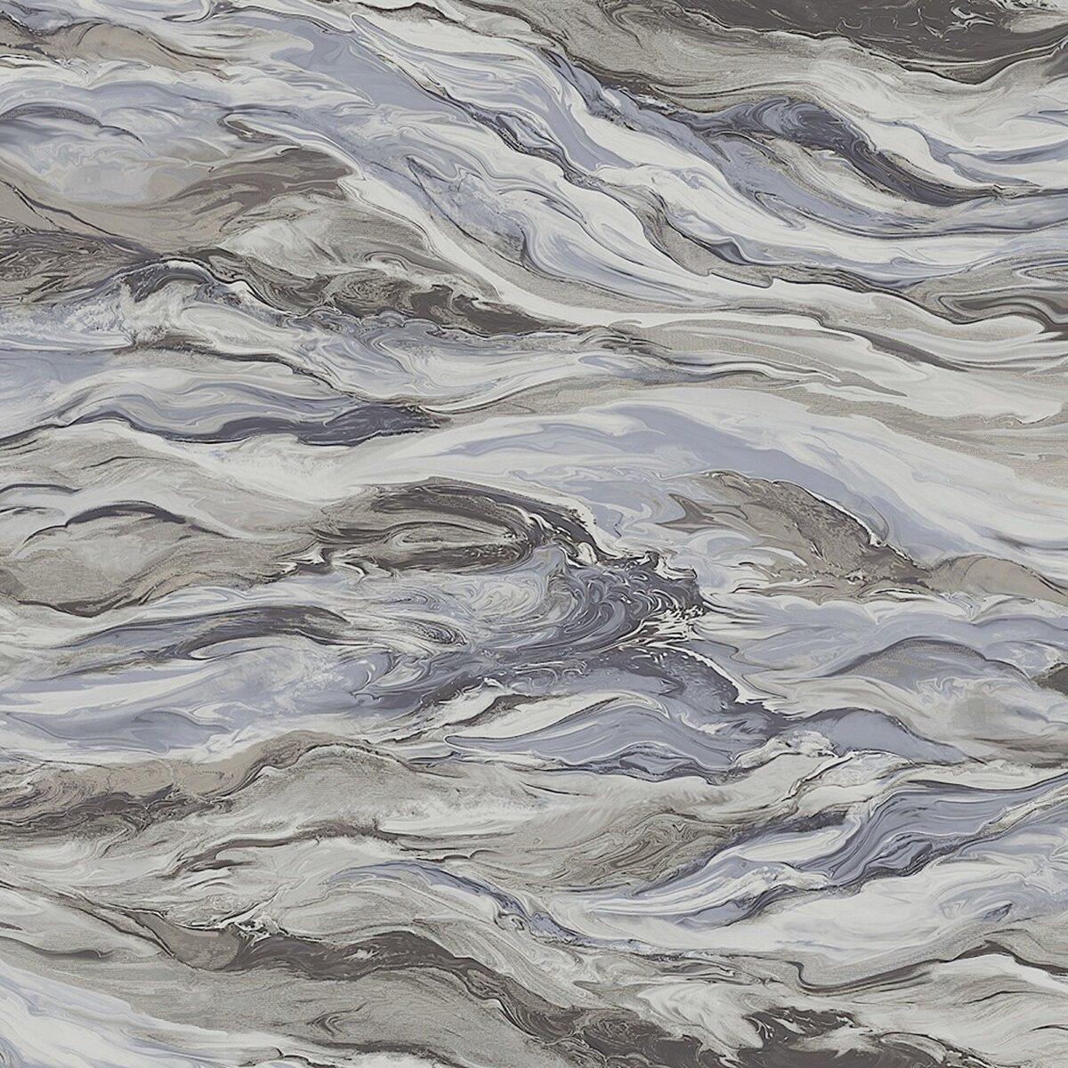 Modern Marble Design Wallpaper Blue Gray Code 23207-3 - Image 3