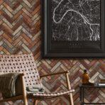 Modern Tile Design Wallpaper Brown Code 23105-4 - Image 6