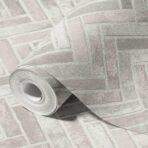 Modern Tile Design Wallpaper White Code 23105-1