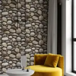 Modern Stone Design Wallpaper Gray Code 23113-3 - Image 2
