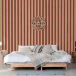 Striped Wallpaper Red Code 3704-9 - Image 5