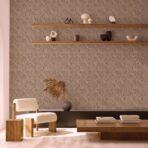 Geometric Design Wallpaper Dark Beige Code 23201-5 - Image 2