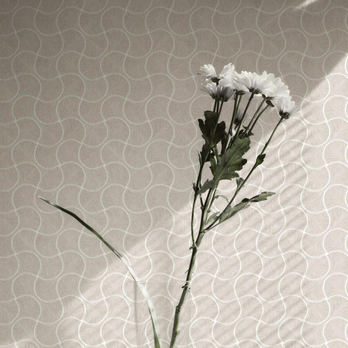 Geometric Design Wallpaper Silver Code 23201-2 - Image 2