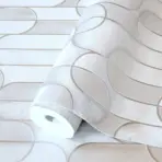 Modern Geometric Wallpaper Cream Code 1514-2