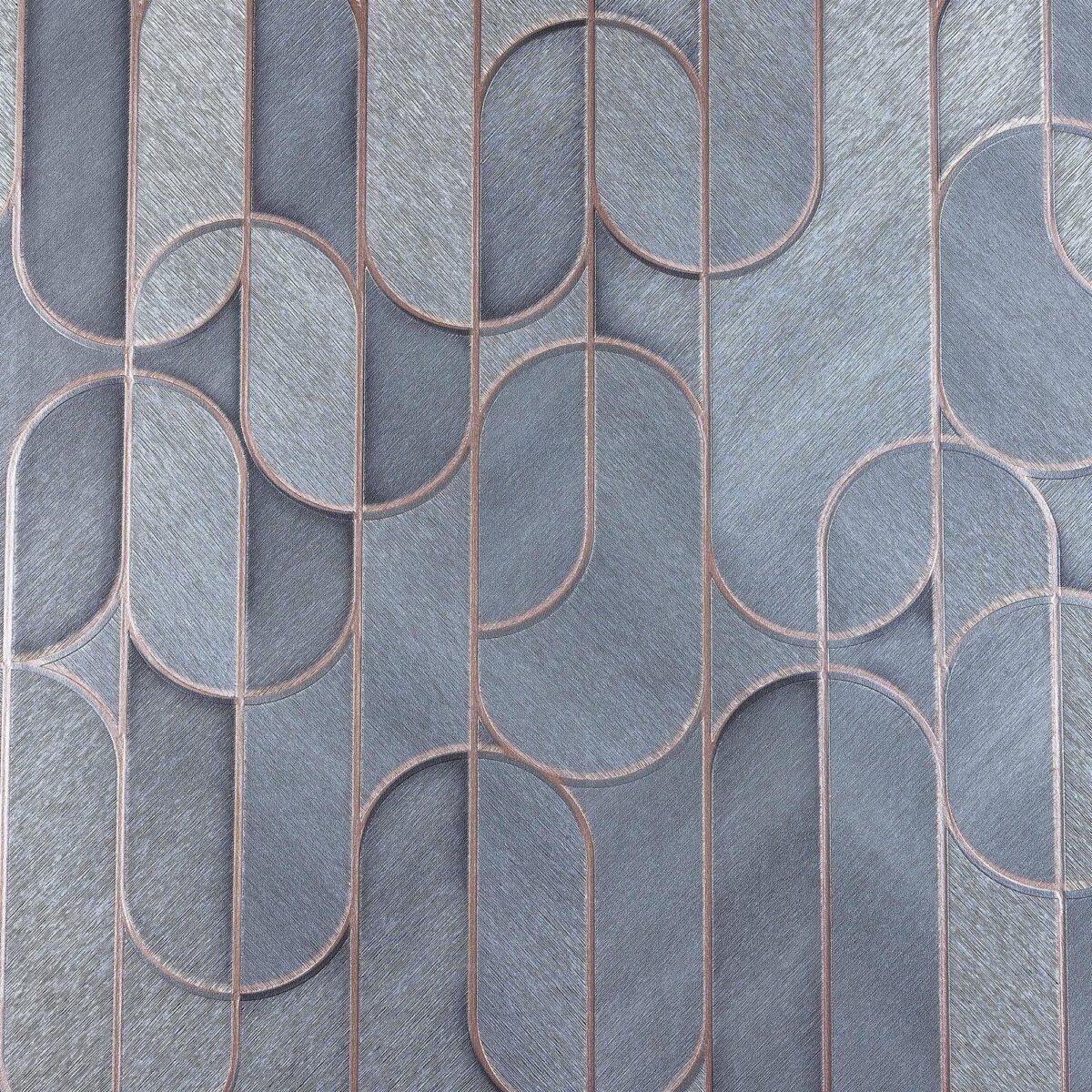 Modern Geometric Design Wallpaper Gray Code 1514-4 - Image 3