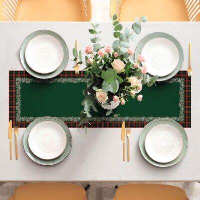 Code TR407 - Christmas Table Runner Collection Green