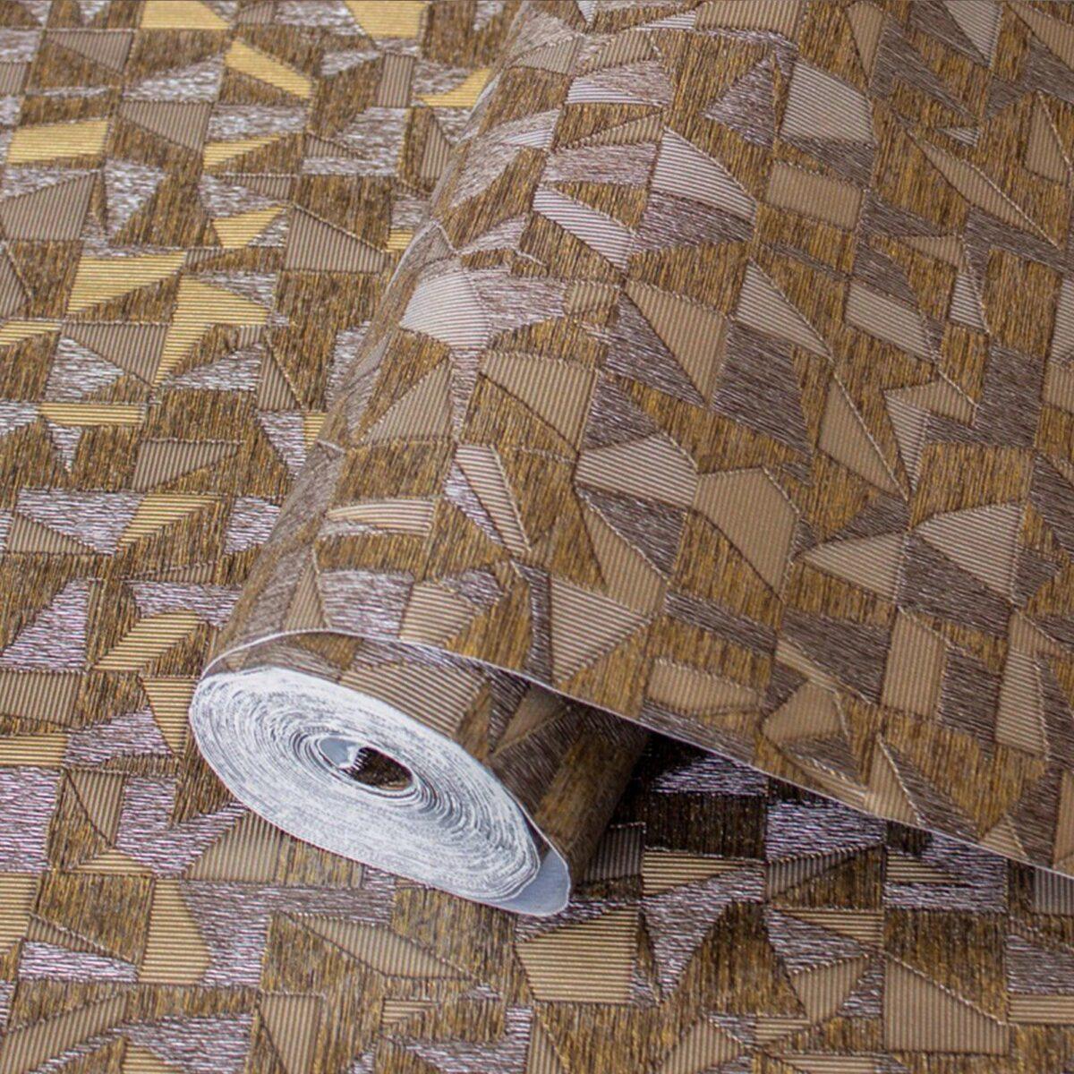 Modern Geometric Design Wallpaper Beige Code 1512-5 - Image 1