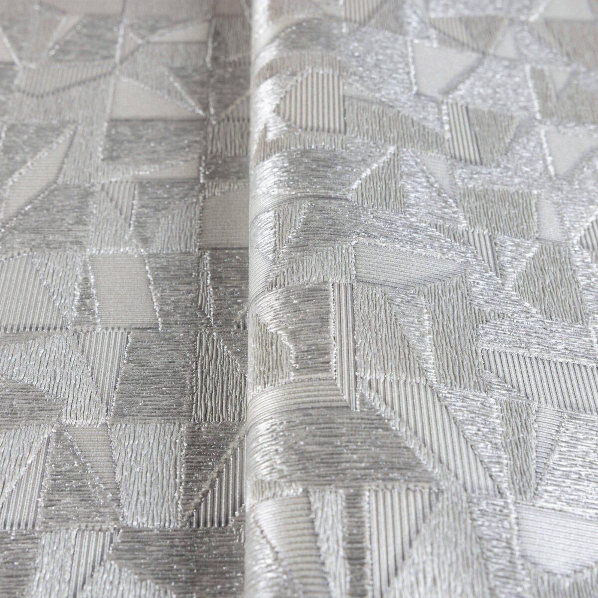 Modern Geometric Design Wallpaper Gray Code 1512-3 - Image 3