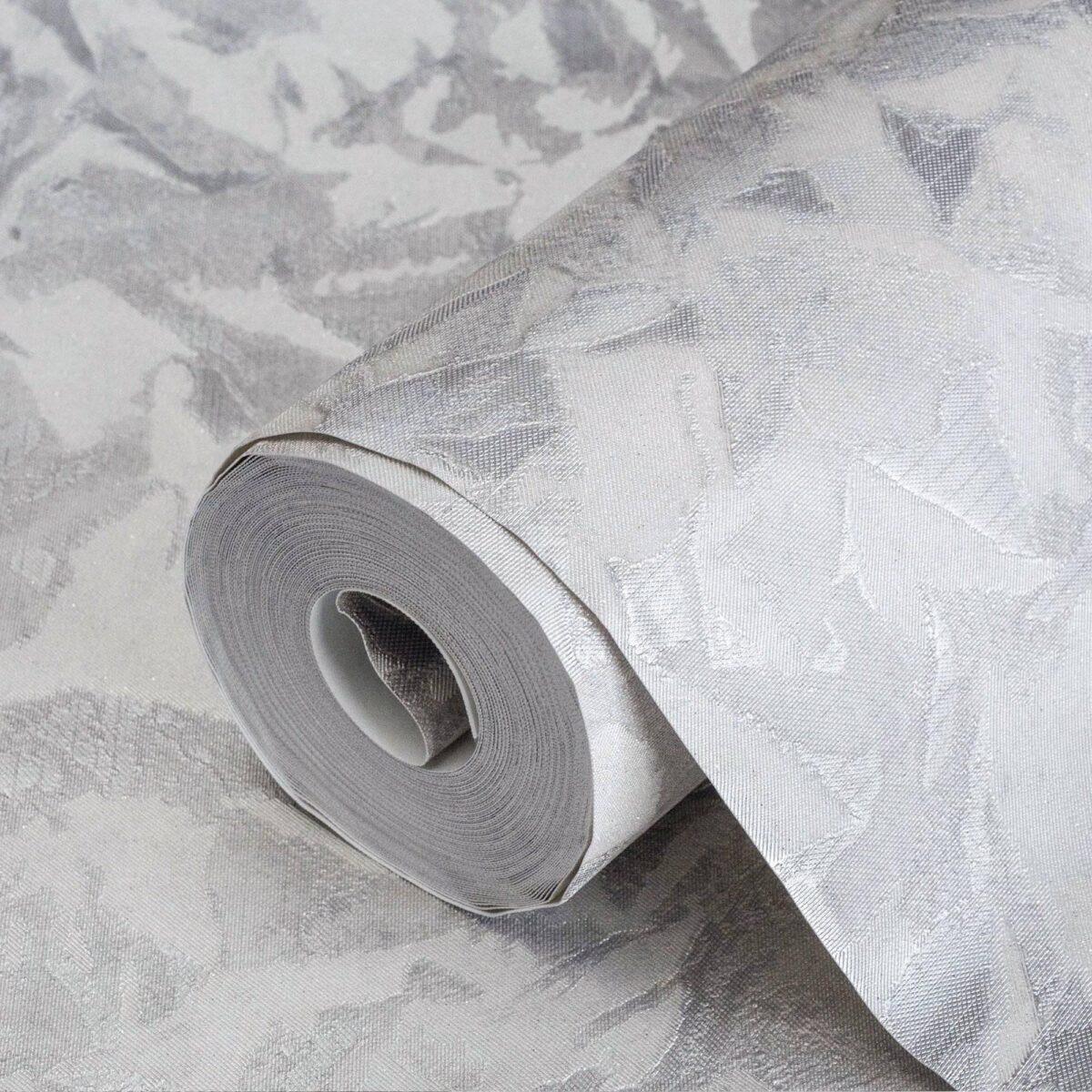 Abstract fabric folds inspired pattern wallpaper Gray Code 7806-5 - Image 1