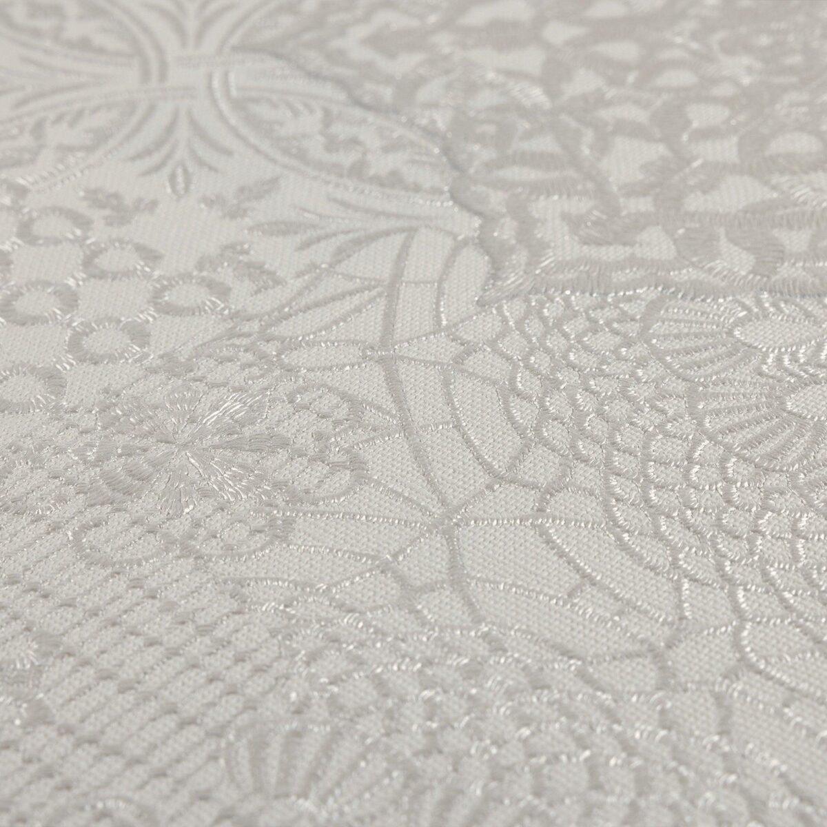 Geometric Damask Design Wallpaper Silver Code 1409-2 - Image 6