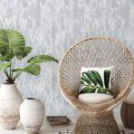 Abstract oxidized texture pattern wallpaper Gray Code 7809-2 - Image 2