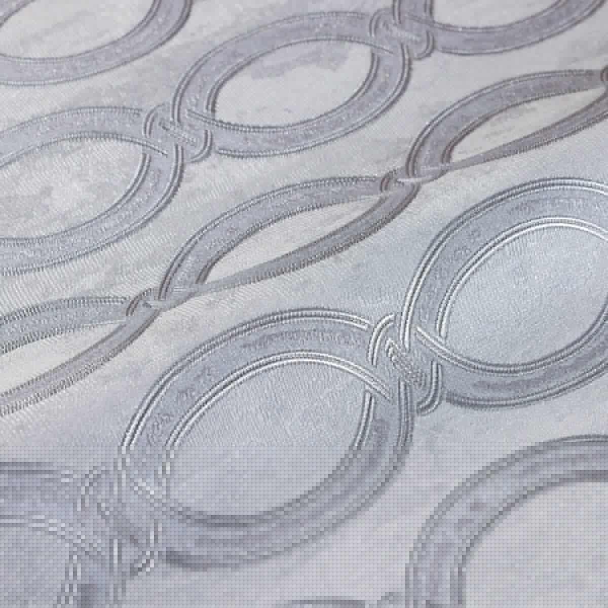 Wallpaper with stylized chain pattern Blue Code 7808-2 - Image 3