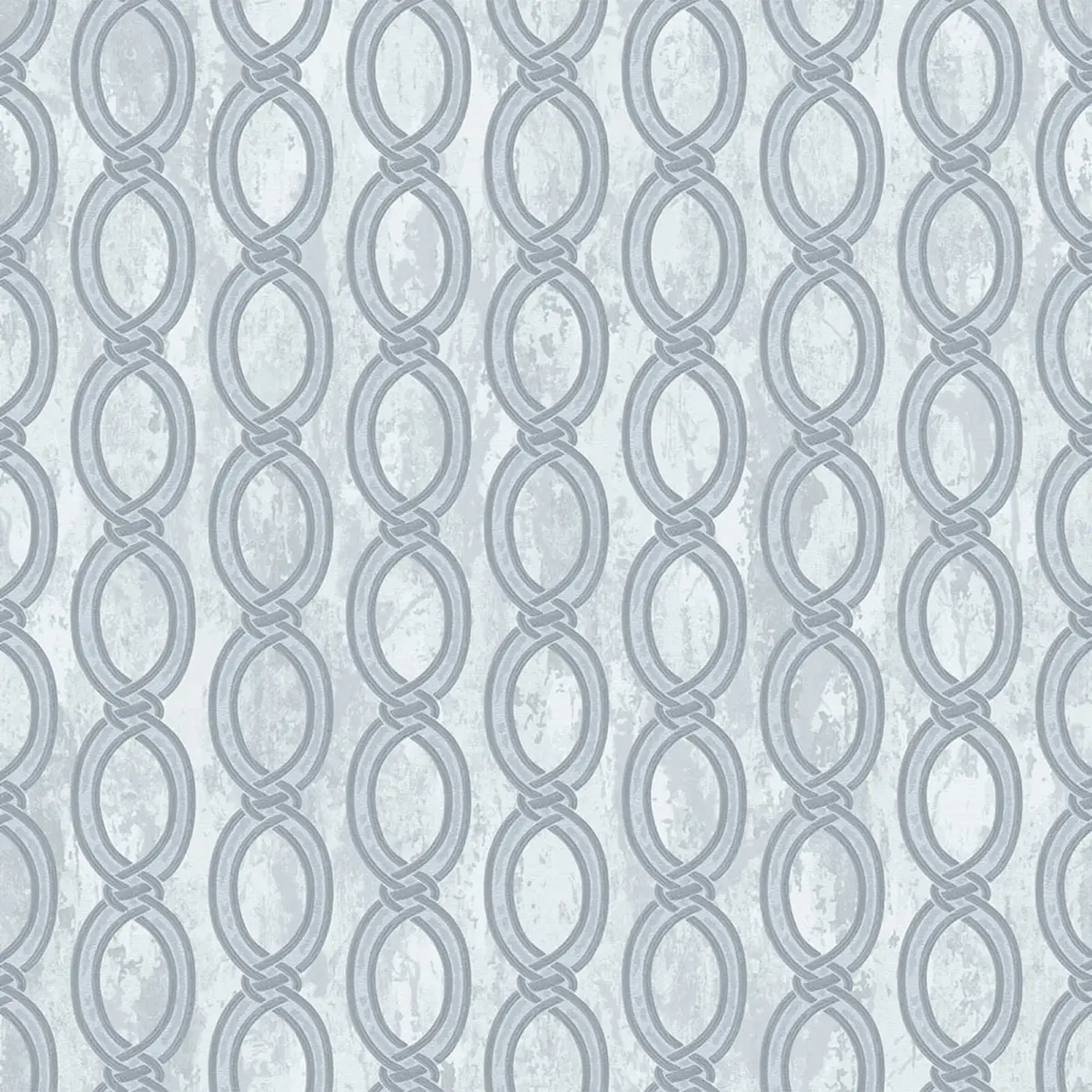 Wallpaper with stylized chain pattern Blue Code 7808-2 - Image 5