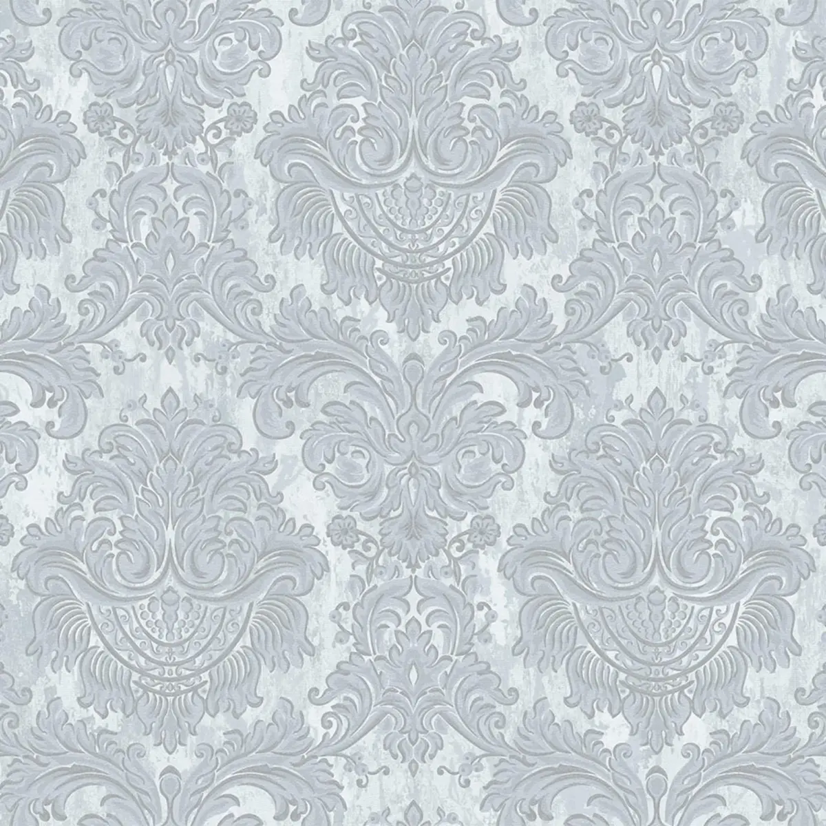 Rich baroque damask pattern wallpaper Gray Code 7807-2 - Image 5