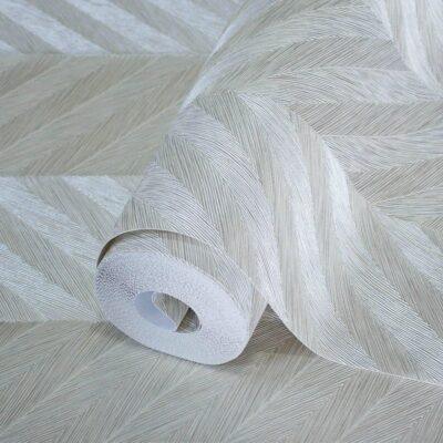 Geometric Wallpaper Silver Code 1204-3