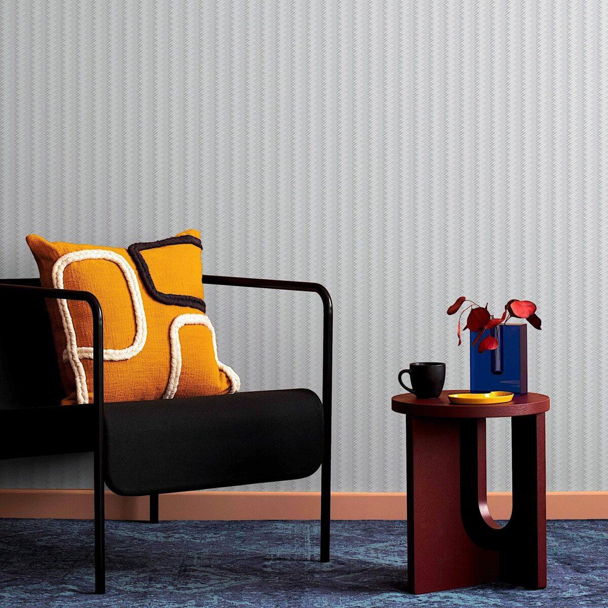 Modern Geometric Design Wallpaper Silver Code 23206-3 - Image 5