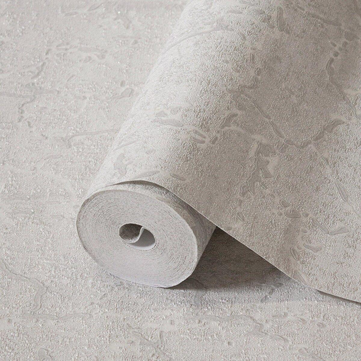 Plain Design Wallpaper Silver Code 1406-2 - Image 1