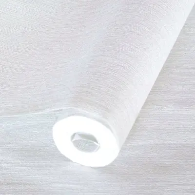 Classical Plain Wallpaper White Code 1302-1