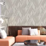 Geometric Wallpaper Gray Code 1205-3 - Image 2