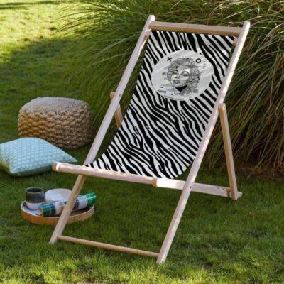 Code - SZL03 - White, Black Deck Chair Collection