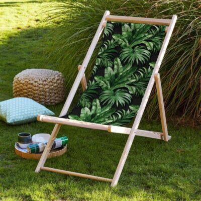 Code - SZL12 - Green, Black Deck Chair Collection