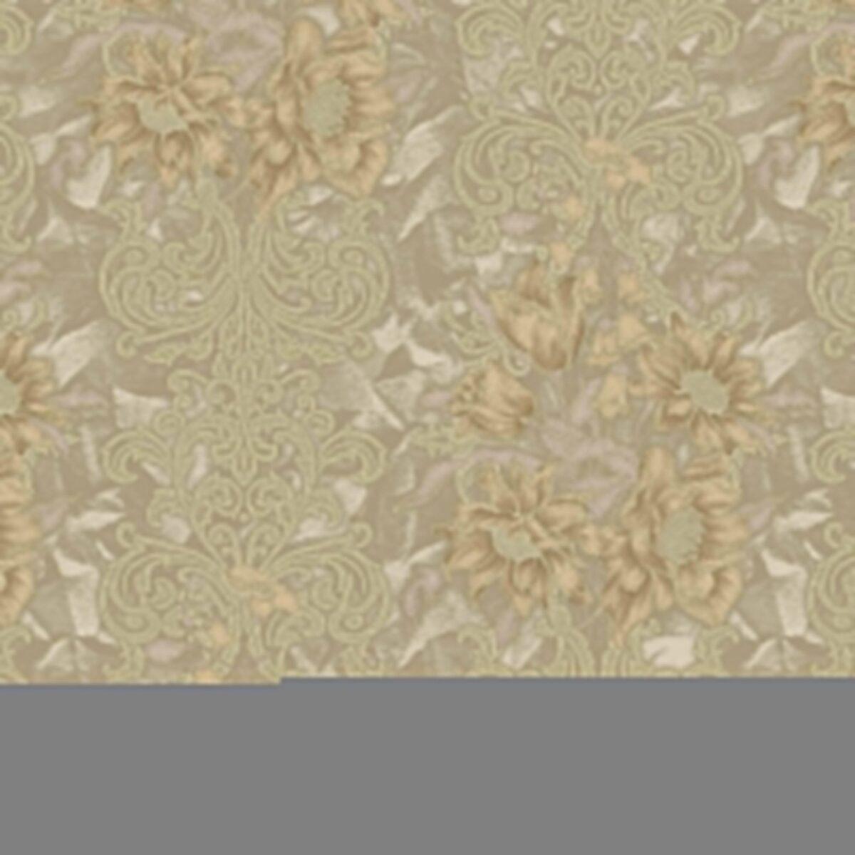 Floral detailed Rococo damask pattern wallpaper Brown Code 7805-3 - Image 5