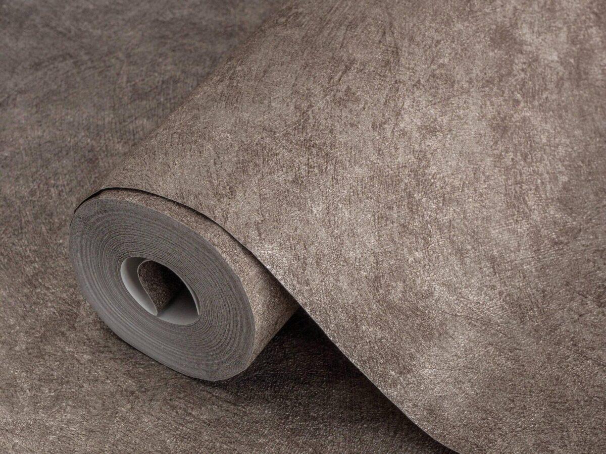 Rough Paint Texture Wallpaper Brown Code 3717-6 - Image 1