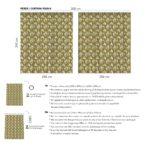 AdaHome Eyelet Curtains Collection Available in a Variety of Martials and Multicoloured - Code P200 - Image 5