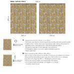 AdaHome Eyelet Curtains Collection Available in a Variety of Martials and Multicoloured - Code P203 - Image 6