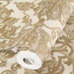 Damask Design Wallpaper Cream Code 1301-4