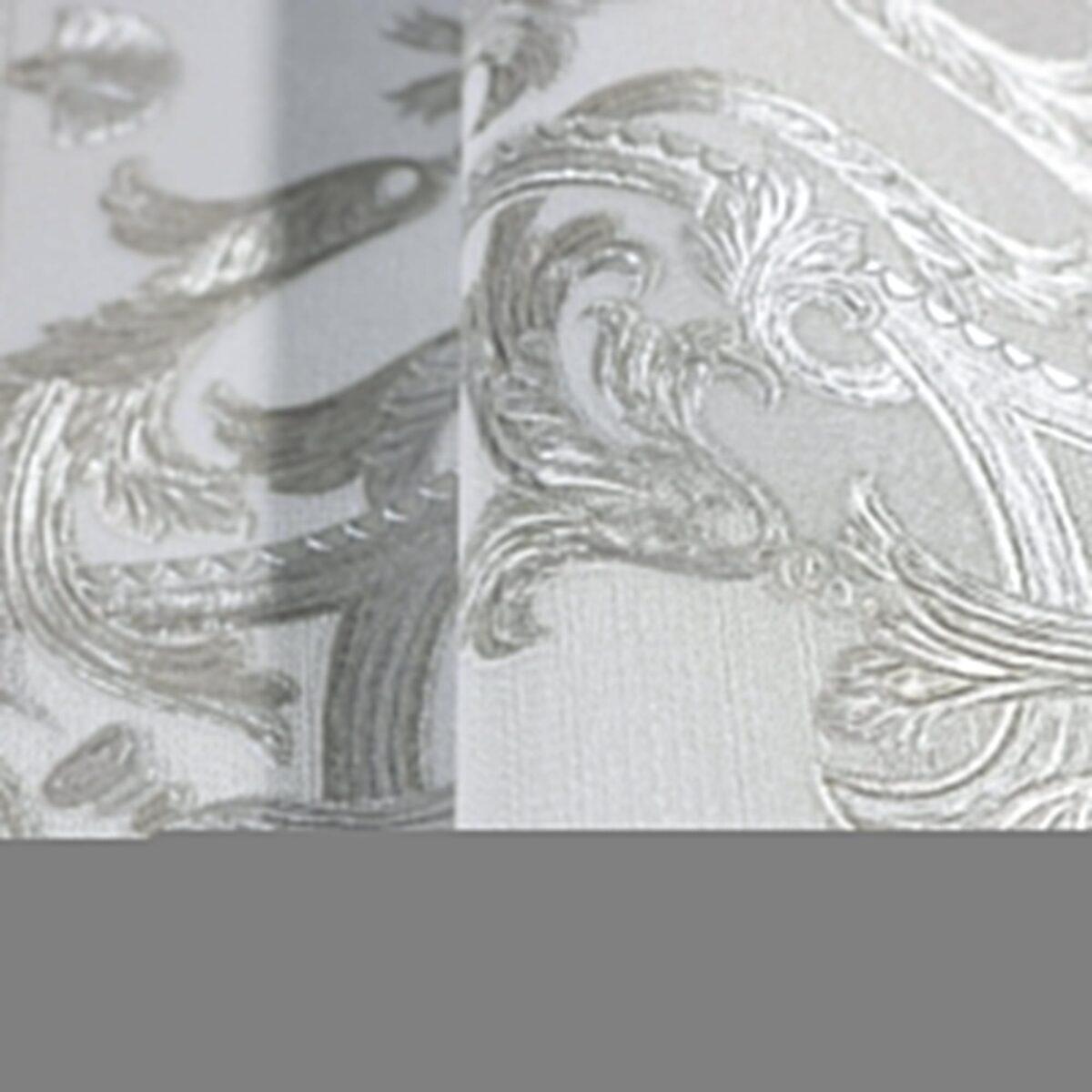Damask Design Wallpaper White Code 1301-1 - Image 3