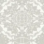 Damask Design Wallpaper White Code 1301-1 - Image 5