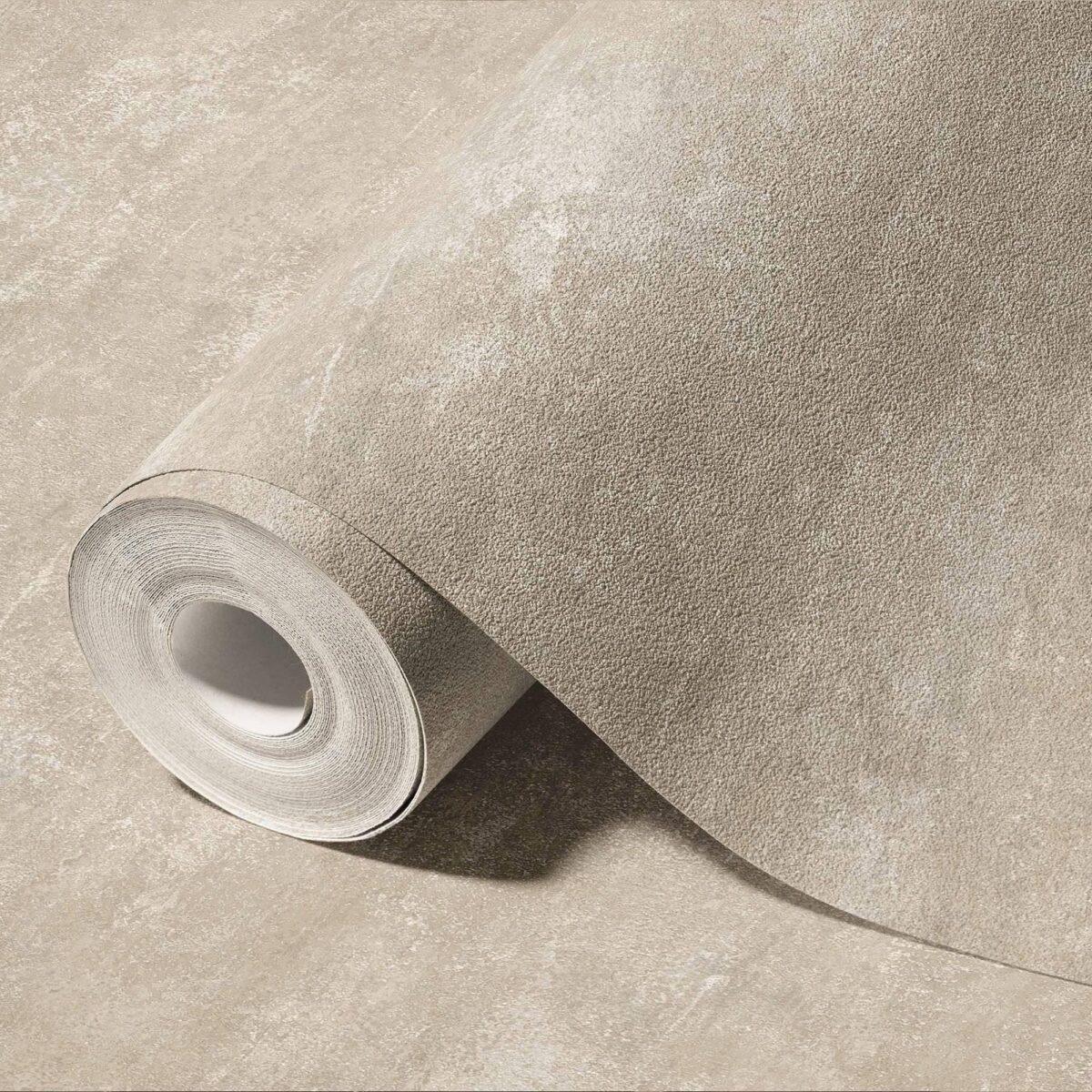 Modern Plain Design Wallpaper Cream Code 23111-3 - Image 1