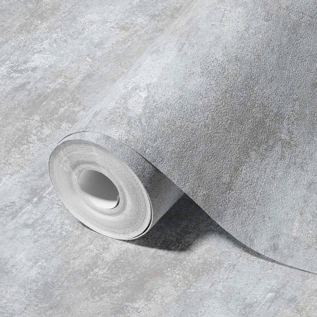 Modern Plain Design Wallpaper Gray Code 23111-4 - Image 1