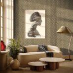 Geometric Design Wallpaper Brown Code 23202-5 - Image 5