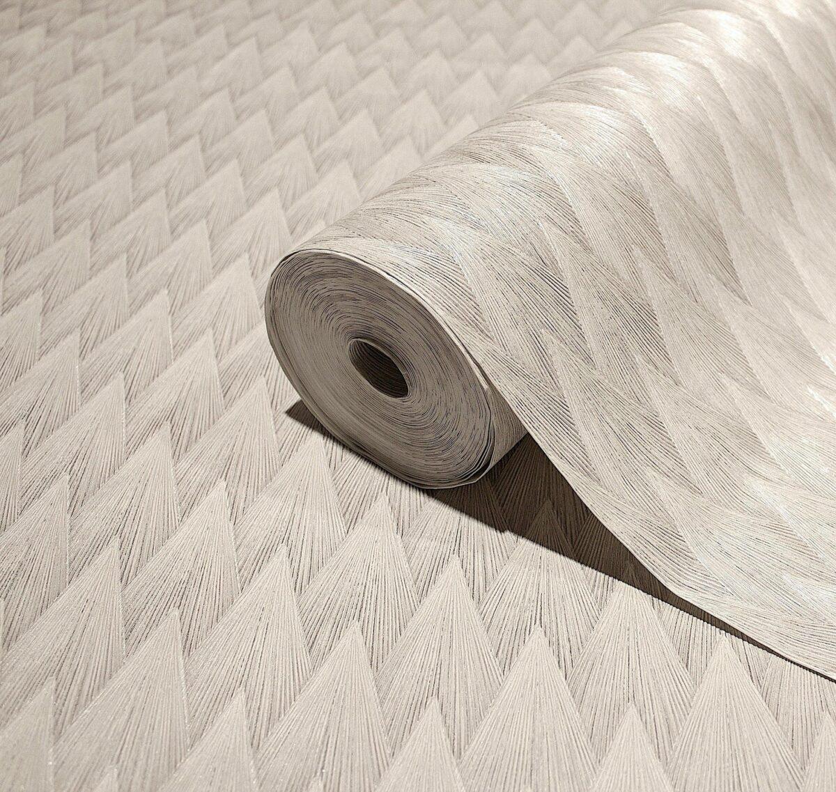 Geometric Design Wallpaper Cream Code 23202-3 - Image 1