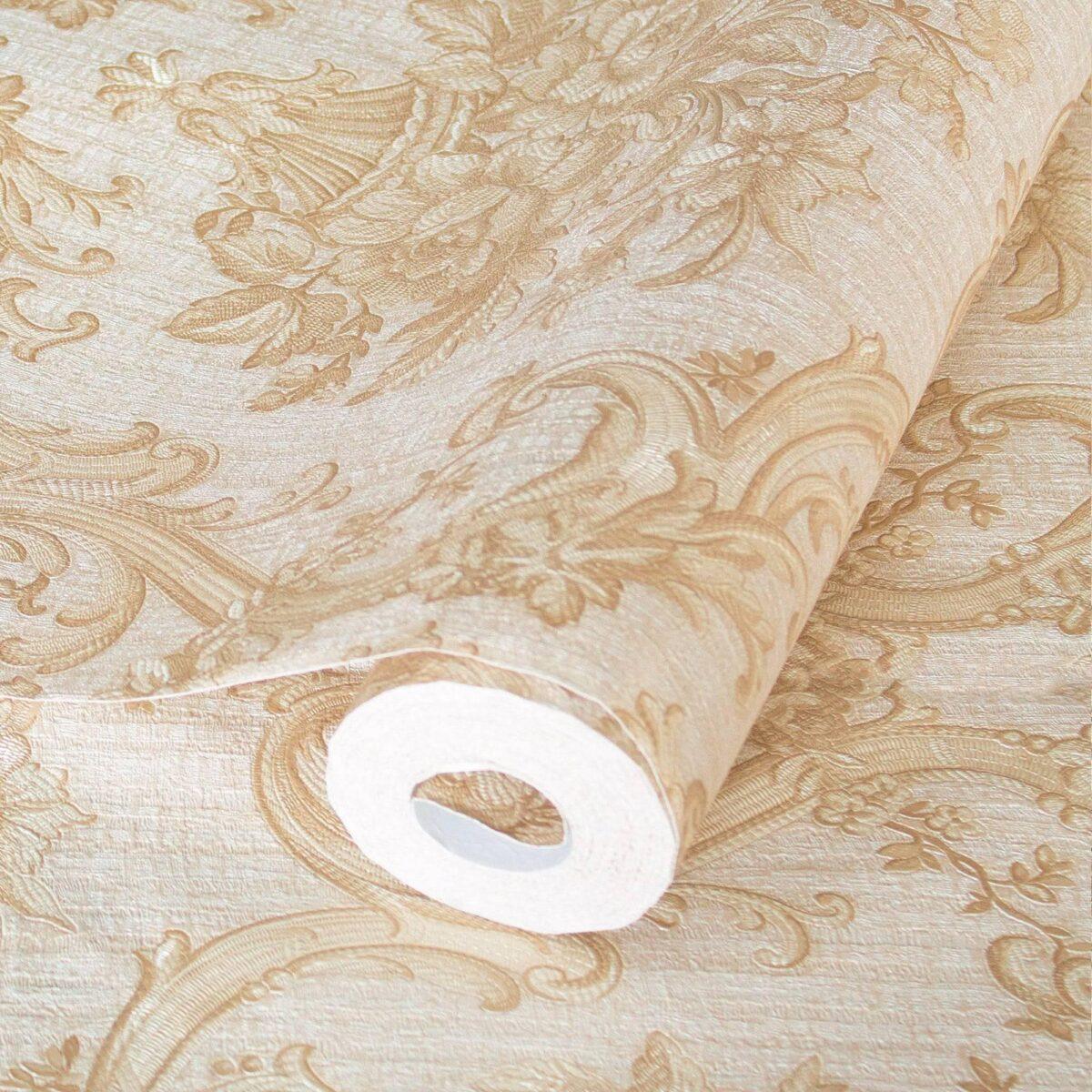 Classical Damask Wallpaper Cream Code 1310-2 - Image 1