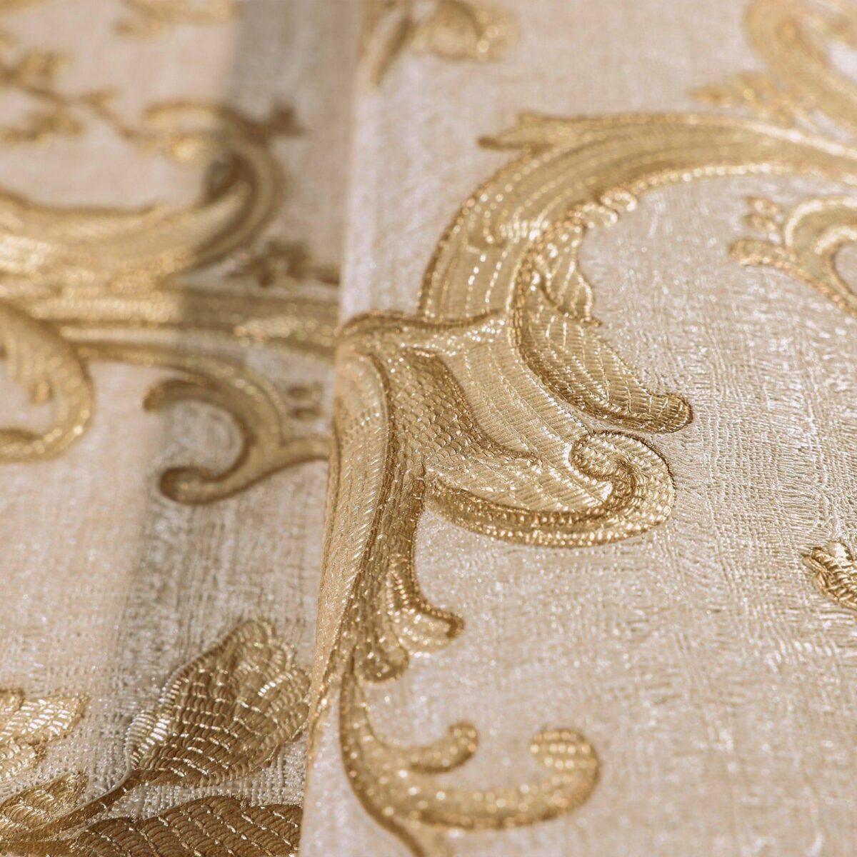 Classical Damask Wallpaper Beige Code 1310-3 - Image 5