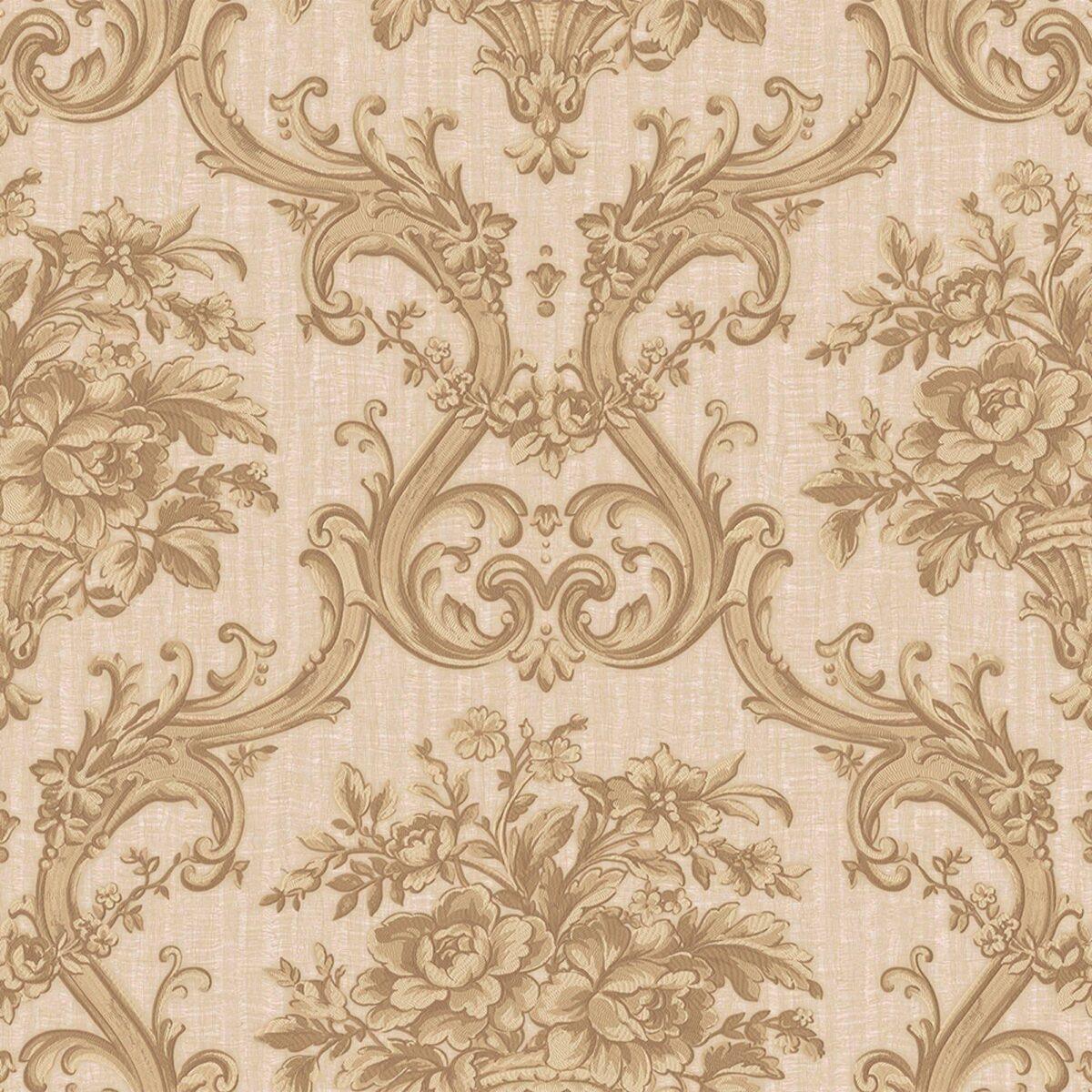Classical Damask Wallpaper Beige Code 1310-3 - Image 7