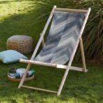 Code - SZL313 - White, Blue Deck Chair Collection